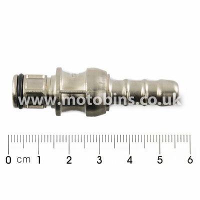 thumbnail image 2 of JMP 8mm Quick Disconnect Fuel Hose Coupling – Brass – Gold 2 of 4